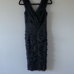 Tadashi collection navy shutter dress